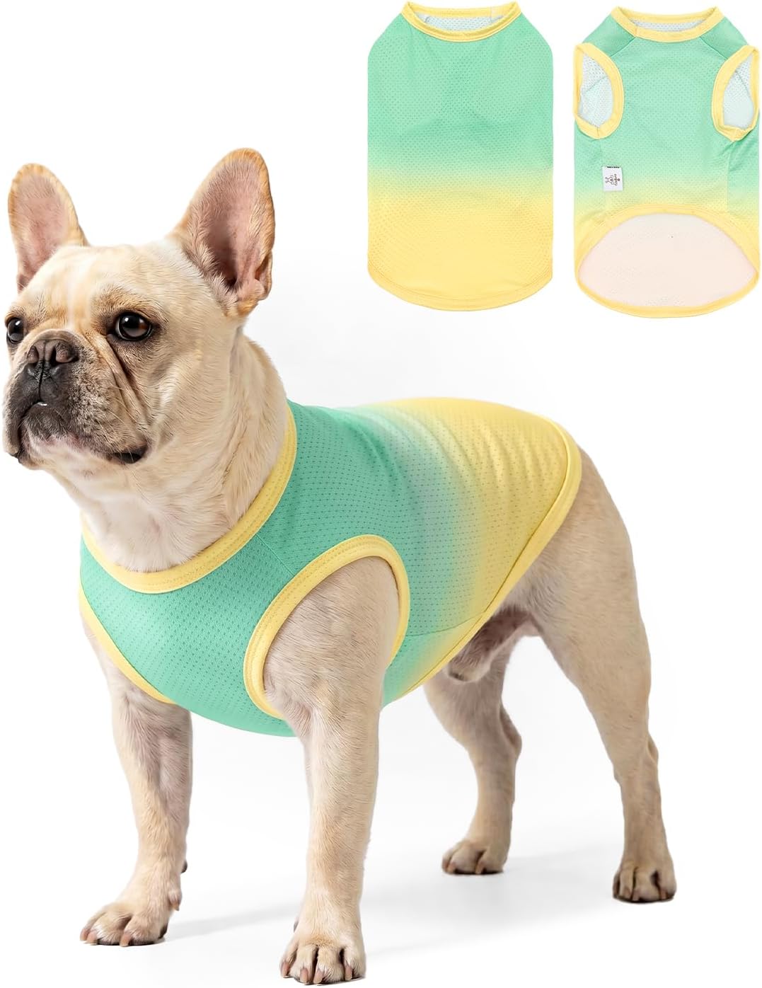 Detalle de CuteBone Dog Tank Top, Polyester-Spandex Mesh