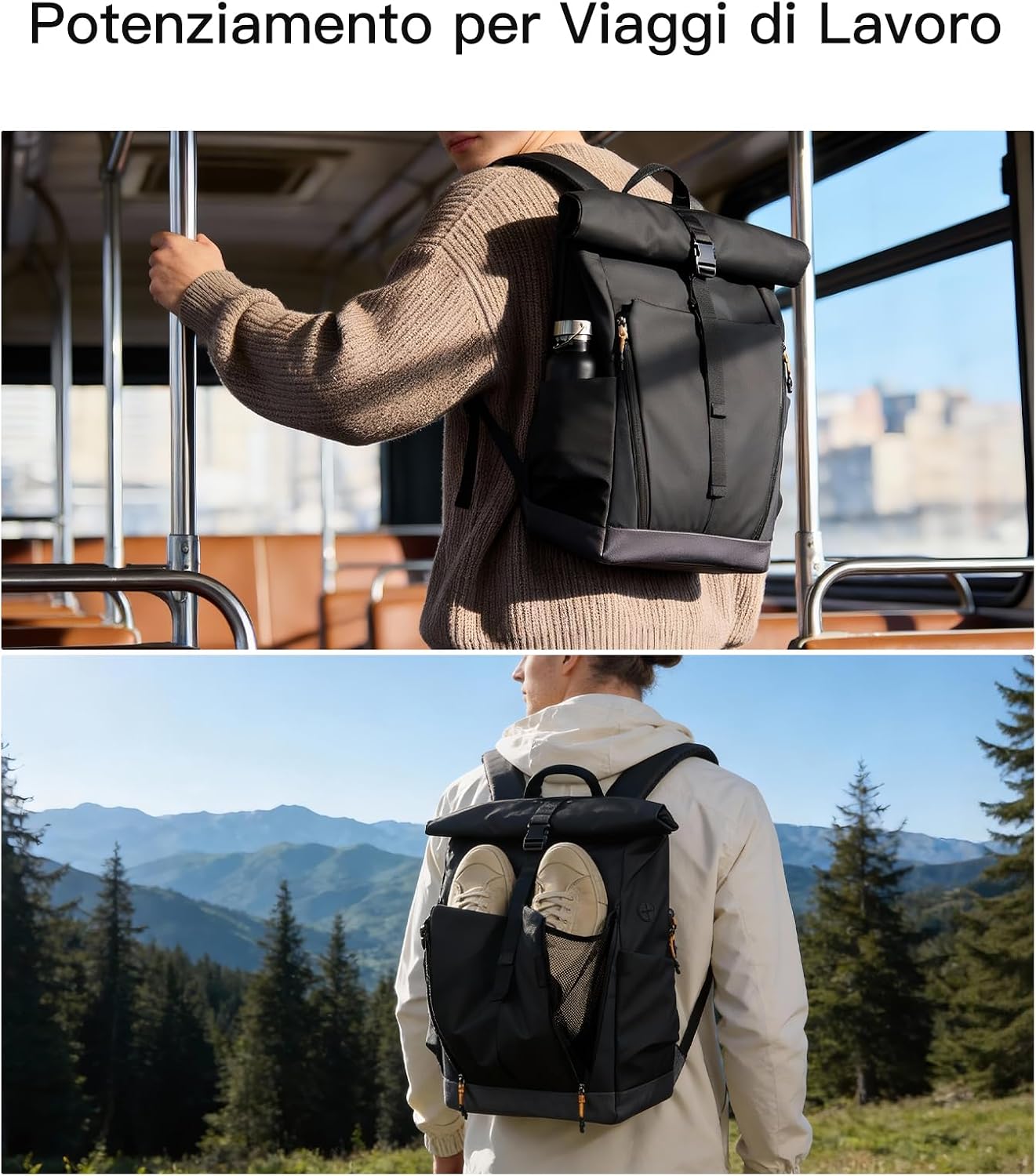 Thumbnail 4 de Inateck Zaino per laptop casual 25–30L: versatilità daily per pendolari e viaggi