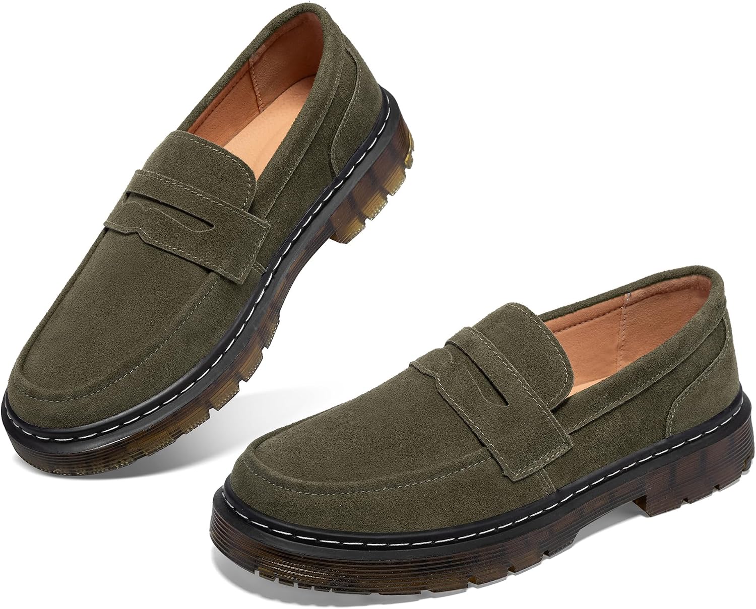 Detalle de SENNYO Suede Penny Loafers 1.0