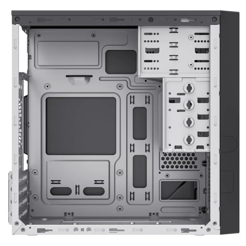 Thumbnail 3 de Caja Micro ATX UNYKAch AERO C12 V2 USB 3.0/Type-C Audio HD – Negro, 2,4 kg