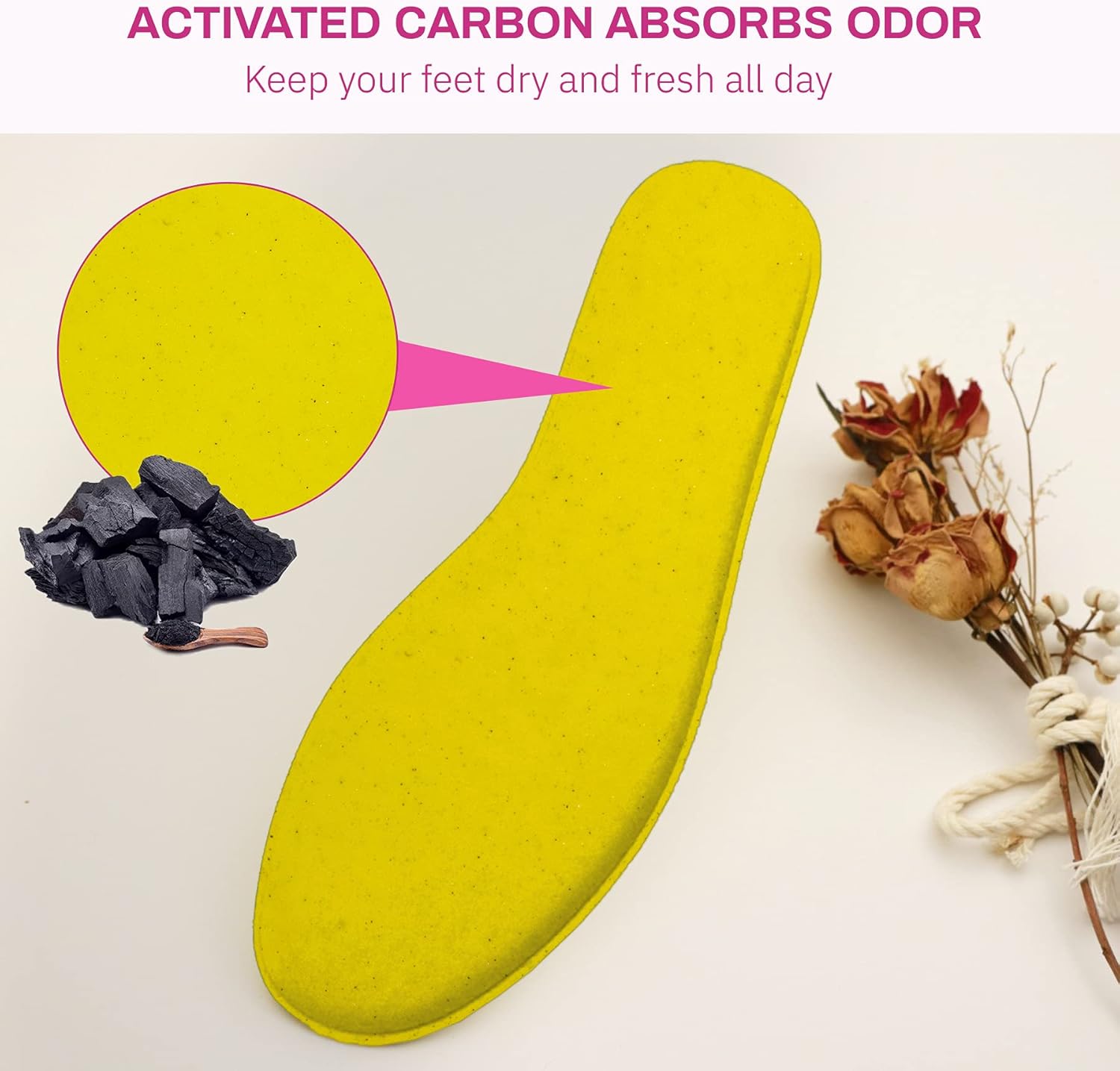 Thumbnail 3 de LTOHOE memory foam insoles 6 mm comfort UK 3-12