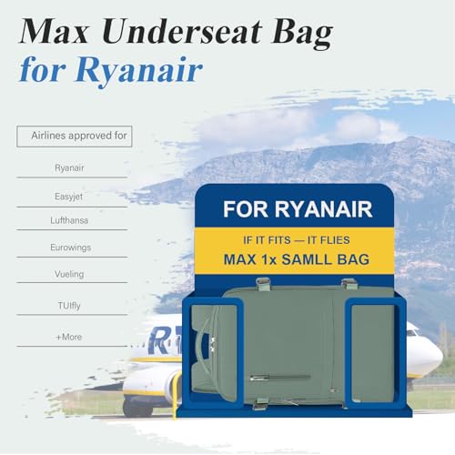Detalle 2 de VMIKIV Zaino da Viaggio Ryanair 40x30x20 – Zaino da Bagaglio a Mano Antifurto