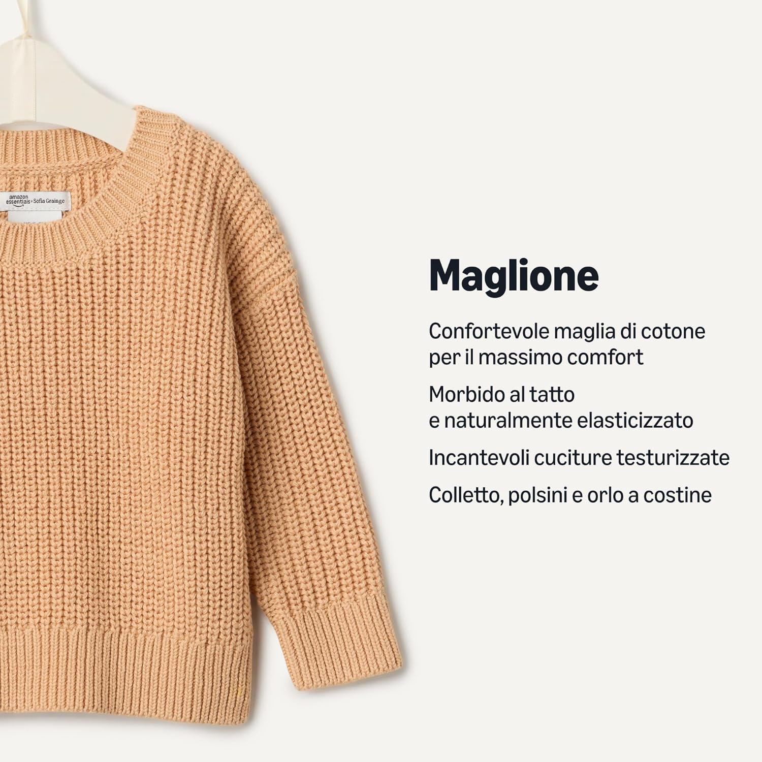 Thumbnail 2 de Maglione pullover unisex per bambini Amazon Essentials x Sofia Grainge