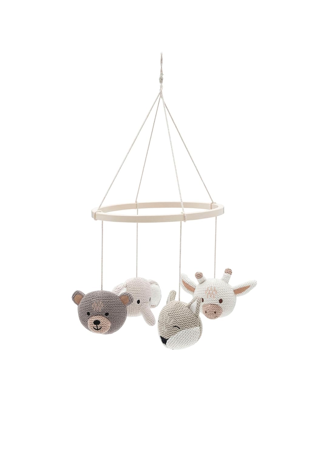 Thumbnail 6 de Jollein Mobile – Teddy Bear Wild Rose/Naturel: Niedliches Baby-Mobile für Bettchen