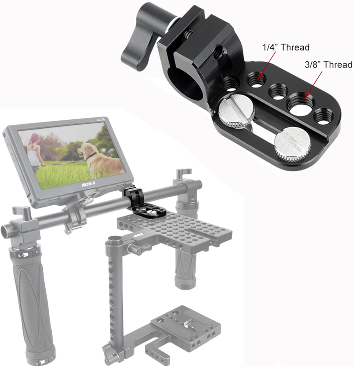 Thumbnail 1 de NICEYRIG Mini Mounting Plate 15mm clamp 📷
