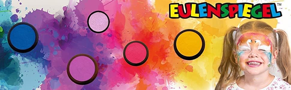 Thumbnail 2 de Eulenspiegel 626504 Color Twister sminkpennor, 6 färger för karneval