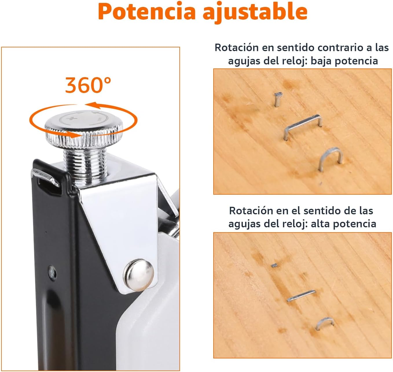 Thumbnail 3 de Amazon Basics Grapadora industrial 3 en 1, 600 grapas 🛠️