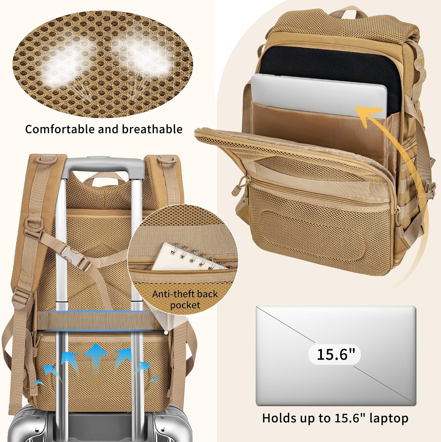 Thumbnail 5 de Camera Backpack with 15.6" Laptop Compartment