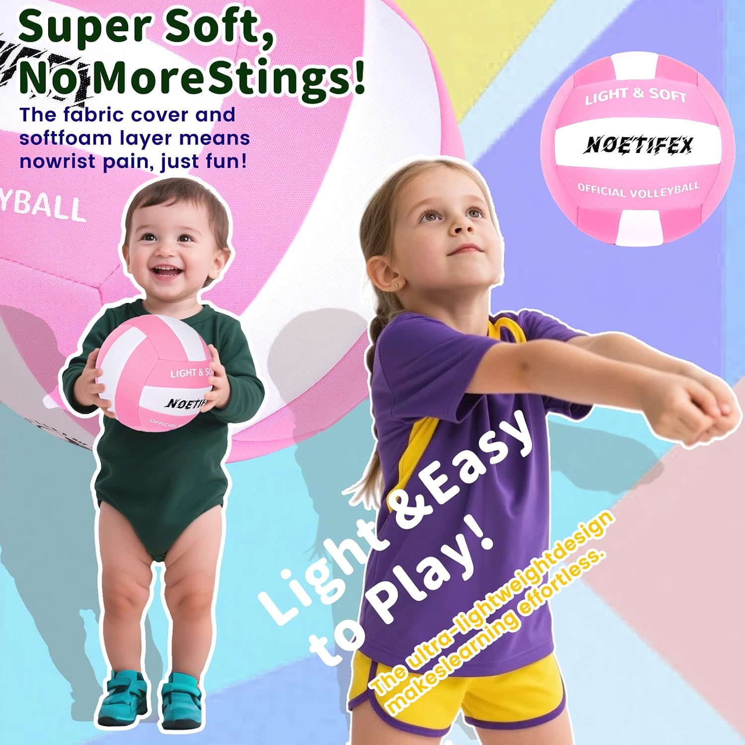 Detalle 2 de Noetifex Soft Volleyball, Size 5