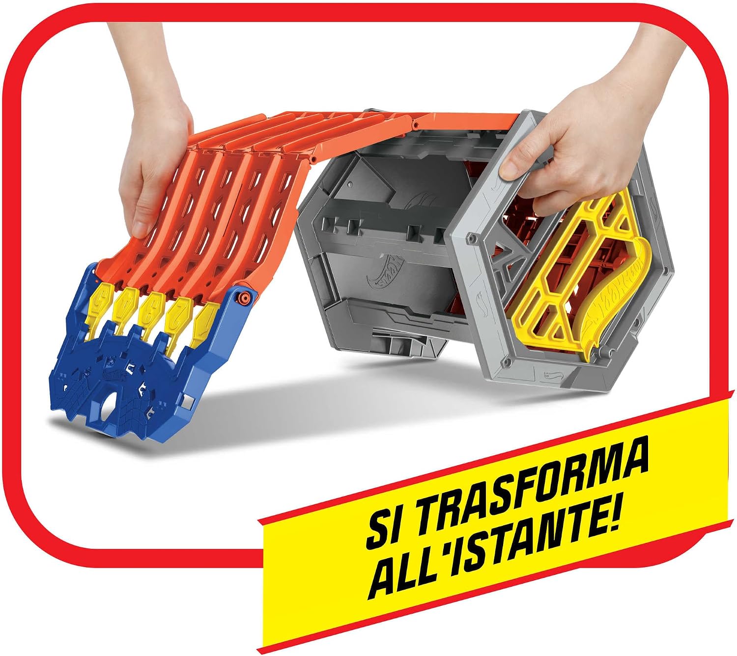 Thumbnail 3 de Hot Wheels pista srotolabile HGK41 5 corsie