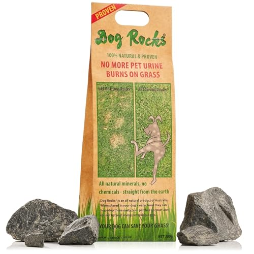 Detalle de Dog Rocks Urine Patch Preventer (200g) – Natural Urine Burn Patch Repair for Lawns