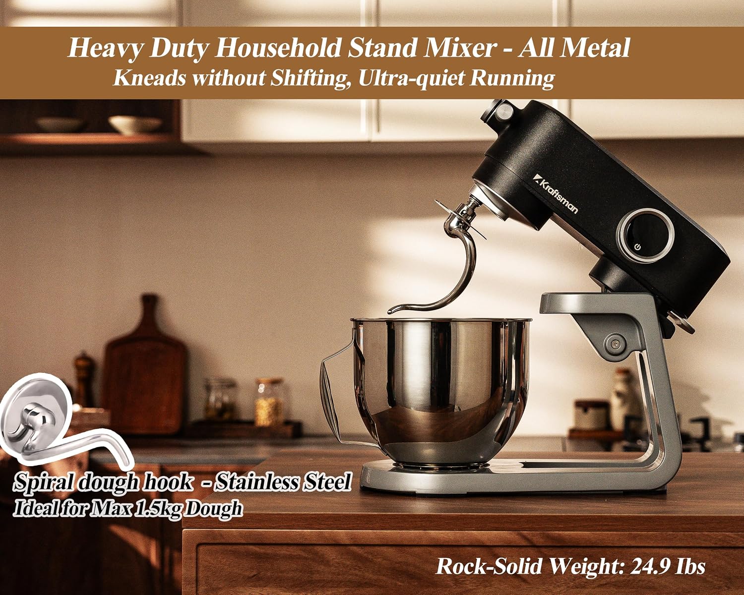 Detalle 2 de Kraftsman Stand Mixer 5.3 Quart 🧁