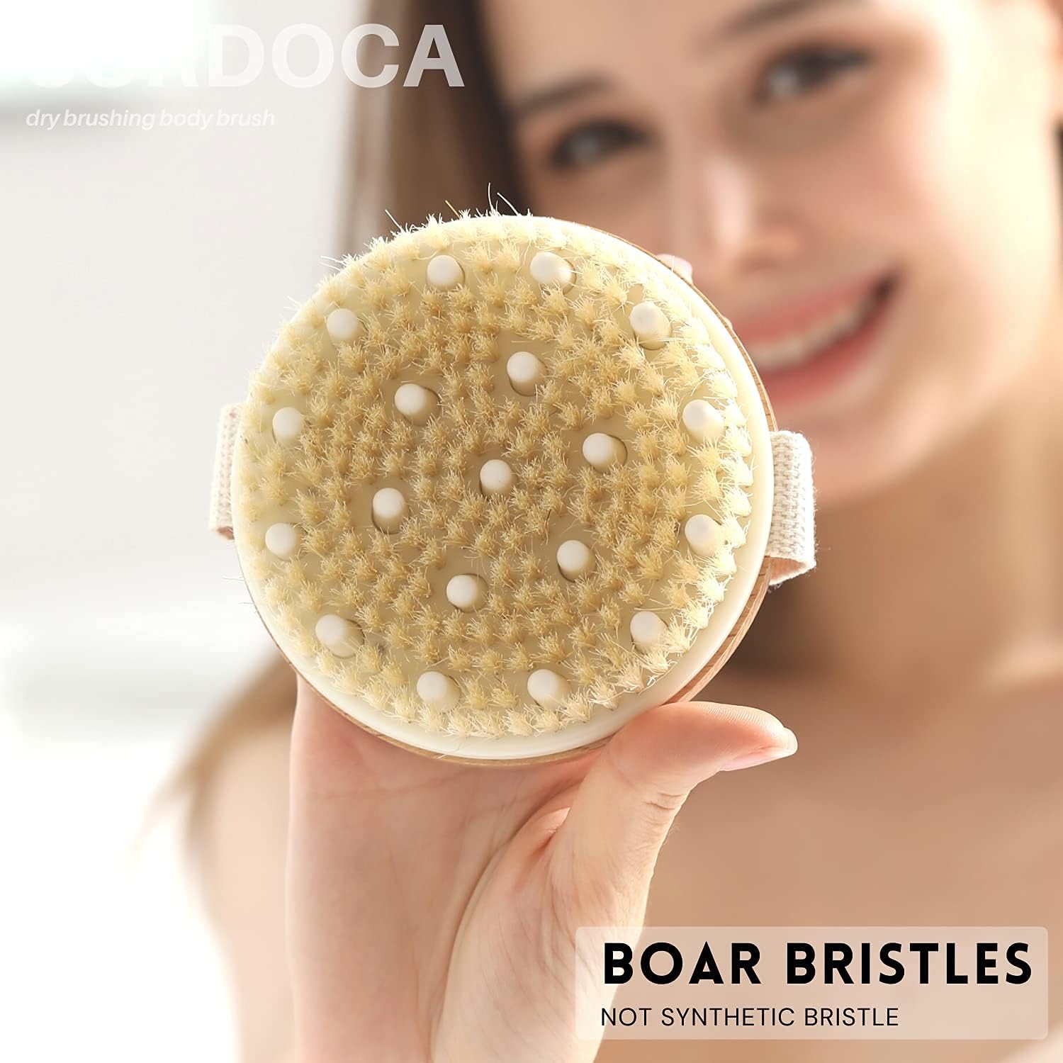 Thumbnail 6 de SURDOCA Dry Brushing Body Brush for Lymphatic Drainage – Natural Exfoliating Tool