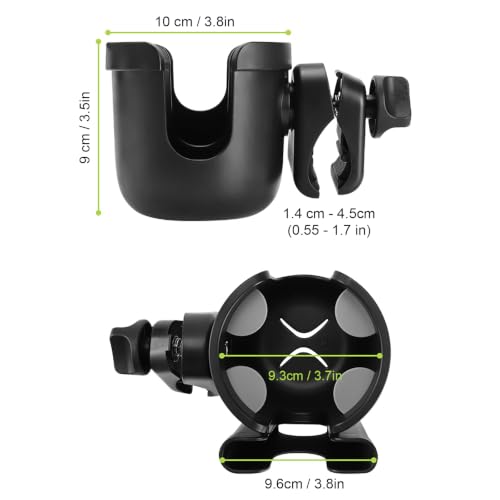 Thumbnail 8 de Accmor Stroller Cup Holder with Phone Holder: 2-in-1 Universal Cup & Phone Mount