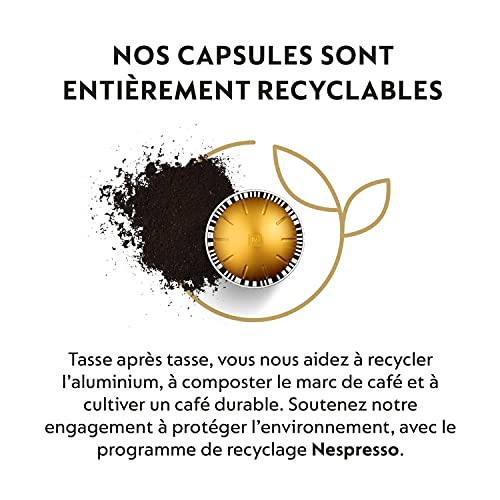 Detalle de Nespresso Vertuo Voltesso Espresso – 50 Capsules