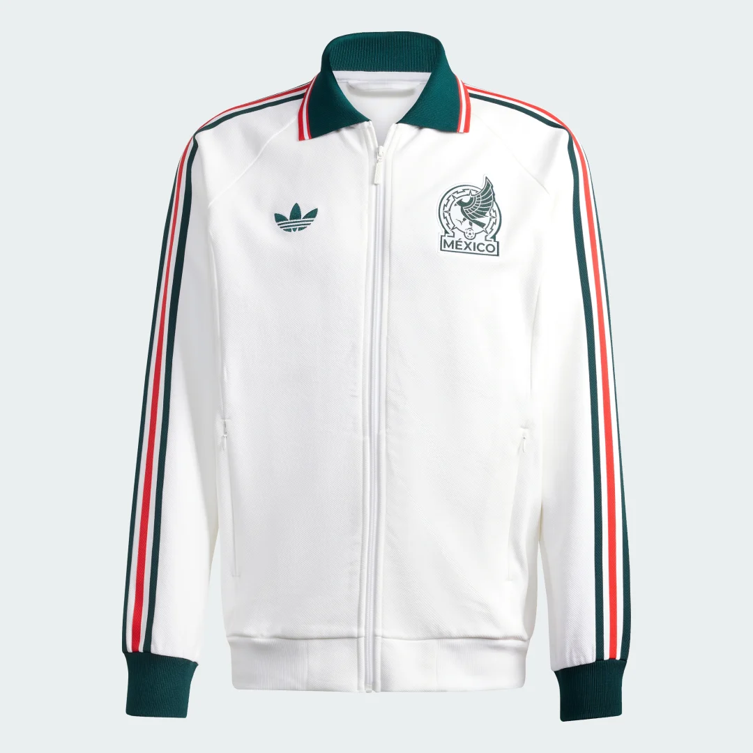 Thumbnail 3 de Adidas Chaqueta de presentación México, segunda equipación blanca