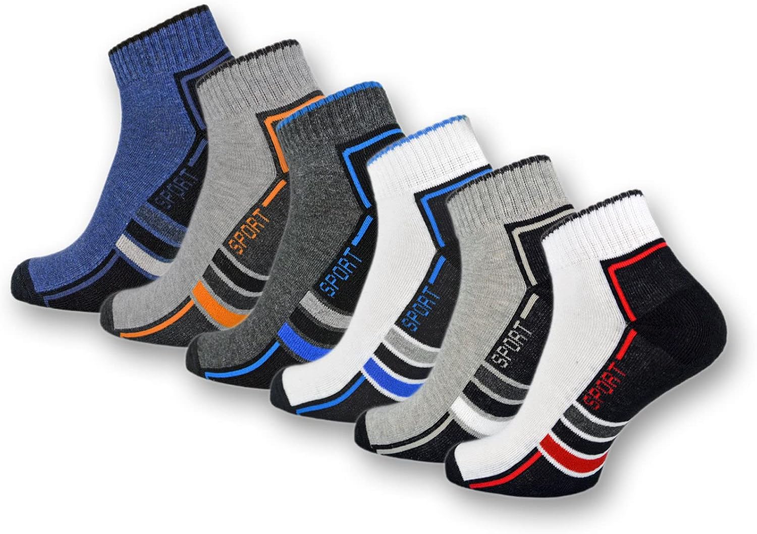 Detalle de Sneaker Socken 6 Paar gepolstert