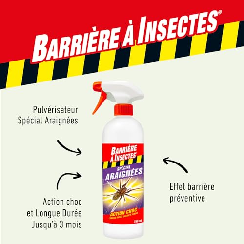 Detalle de Barrière à Insectes Spécial Araignées, Prêt à l’Emploi – 750 mL