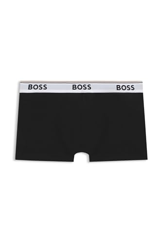 Detalle de BOSS Herren-Trunks im 3er-Pack aus Baumwoll-Stretch