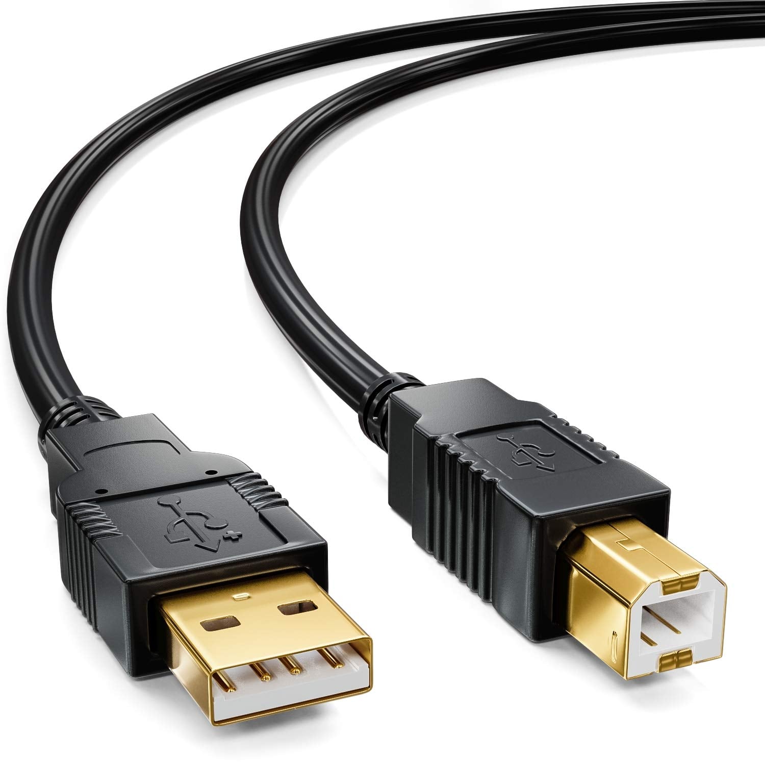 deleyCON 10 m Aktives USB 2.0 Kabel MK3842 – USB-Repeaterkabel für Drucker und Scanner