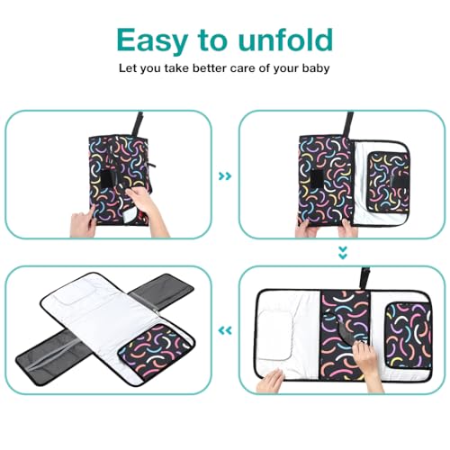 Thumbnail 6 de Lekebaby Portable Nappy Changing Mat with Wipe Pocket 👶