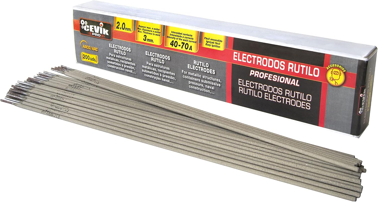 Detalle de CEVIK PRO CP-RU2,0CAJA200 svetselektroder, 2,0 mm E6013-rutil