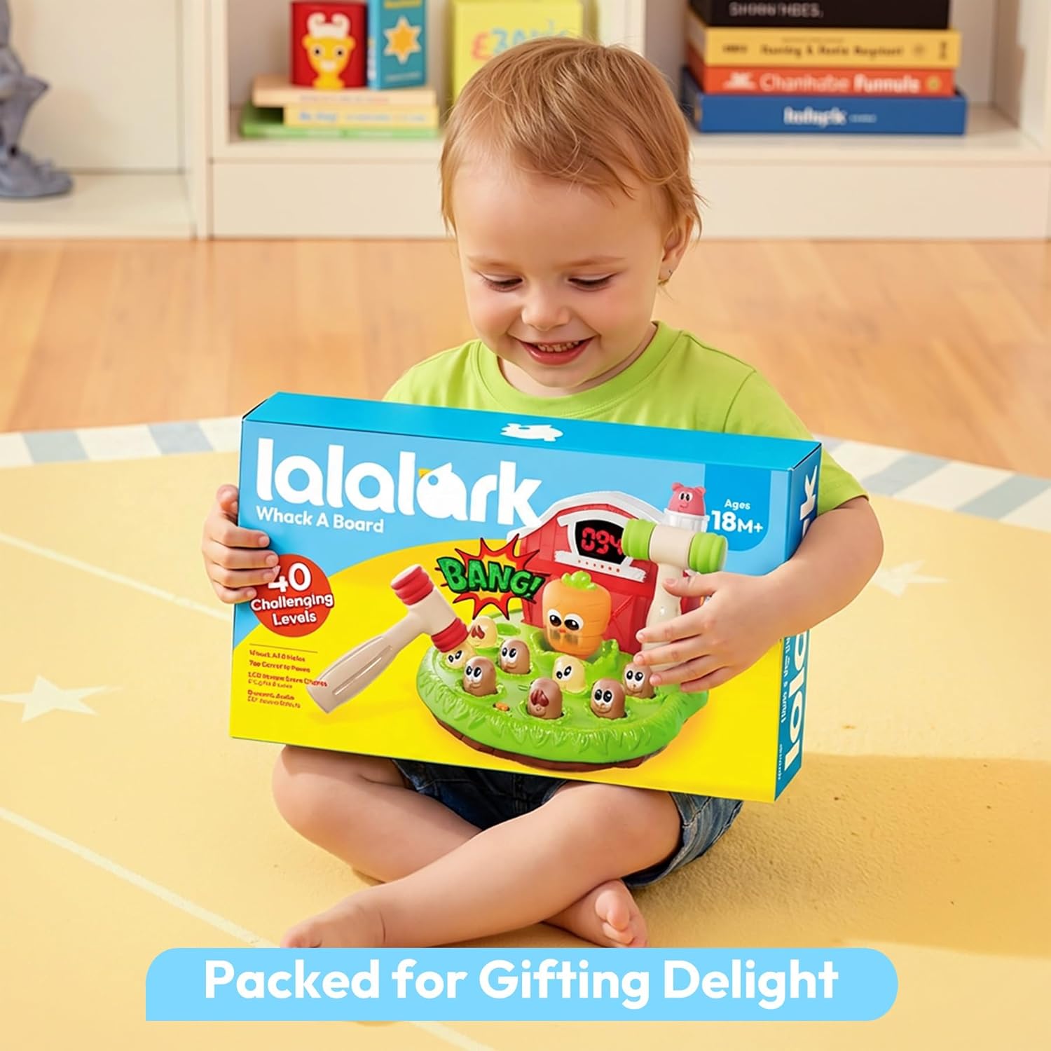 Thumbnail 6 de lalalark JOVA Game for Toddlers (Ages 2–5) with Light & Sound, 4 Modes, 40 Levels