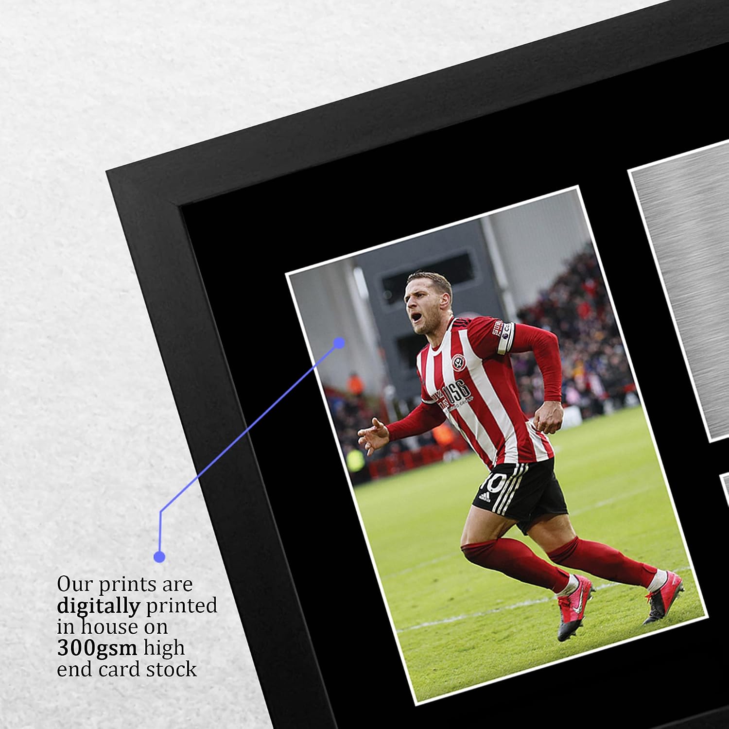 Thumbnail 3 de HWC Trading Billy Sharp Sheffield United signed autograph A4 framed picture (A4, black frame)