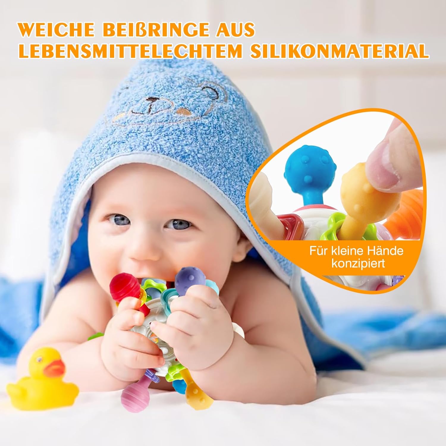 Thumbnail 3 de Beißspielzeug Greifball 10,5 cm