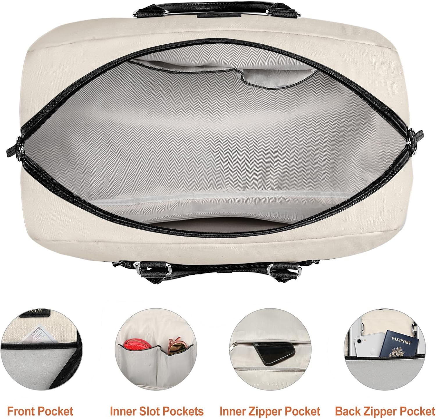 Detalle 1 de IBFUN Travel Duffel Bag, Canvas
