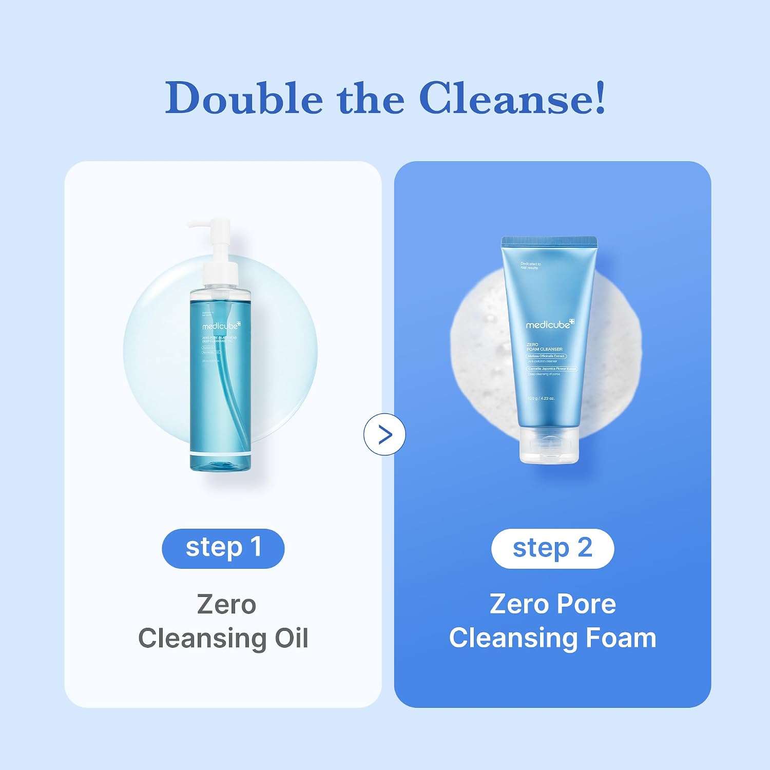 Detalle de medicube Zero Foam Cleanser 120 g – milde Reinigung in Schaumform
