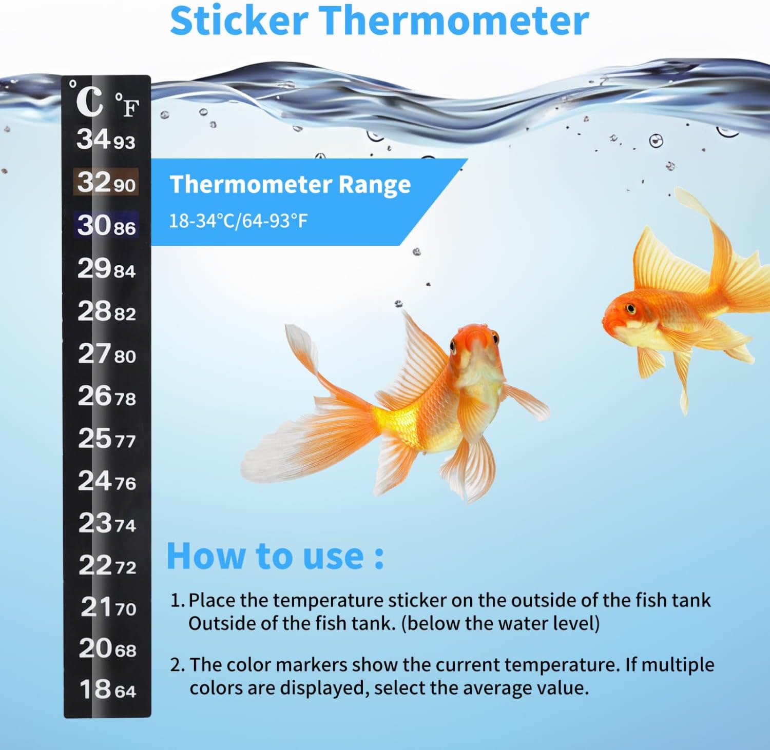 Thumbnail 4 de Riscaldatore per acquario Nobleza 100W per vasche 30-100L, termostato regolabile con display (18–32°C)