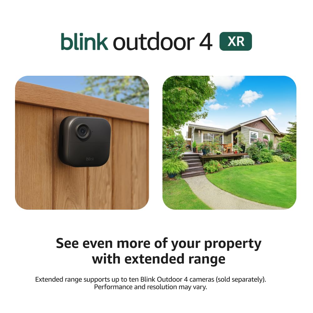 Detalle de Blink Outdoor 4 XR 2-Camera Wireless Security System, Extended Range