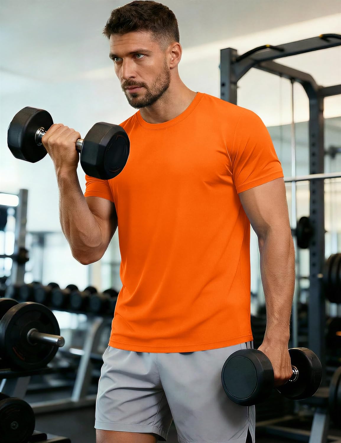 Detalle de MAGCOMSEN Men's Short Sleeve UPF 50+ T-Shirt: Quick-Dry Athletic Top