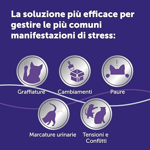 Detalle de FELIWAY Optimum 1x30 Giorni: Ricarica calmante da 48 ml per diffusore, supporto calmante per gatti e gattini