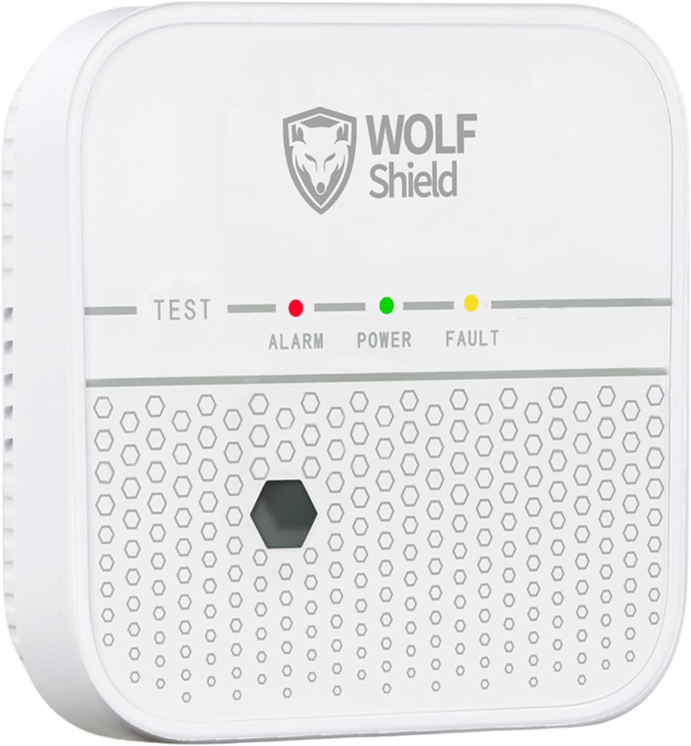 Detalle de WOLF SHIELD Carbon Monoxide Detector 10‑year alarm 📟