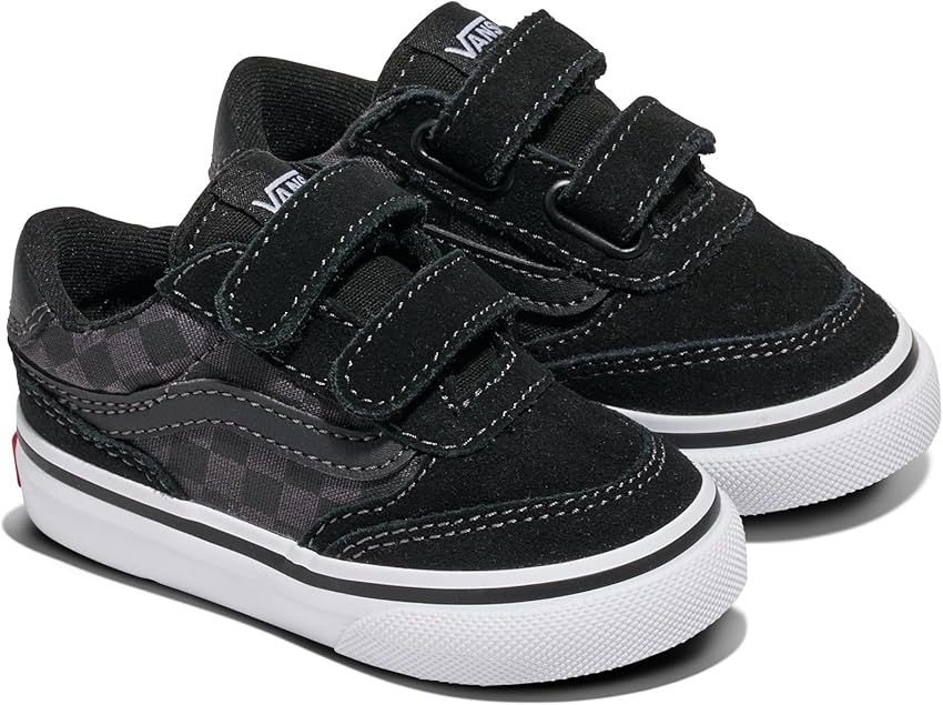 Thumbnail 6 de Vans Brooklyn LS V Suede Canvas Black White talla 26