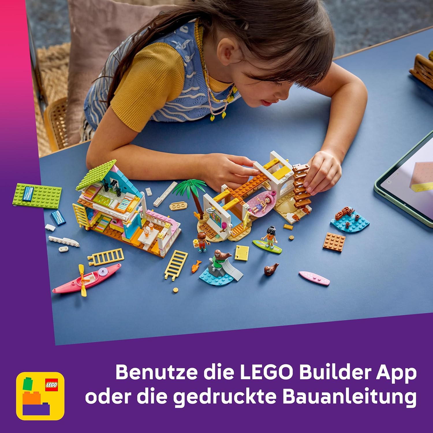 Thumbnail 5 de LEGO Friends Strandhaus mit Robben – Miniatur-Set (42699)