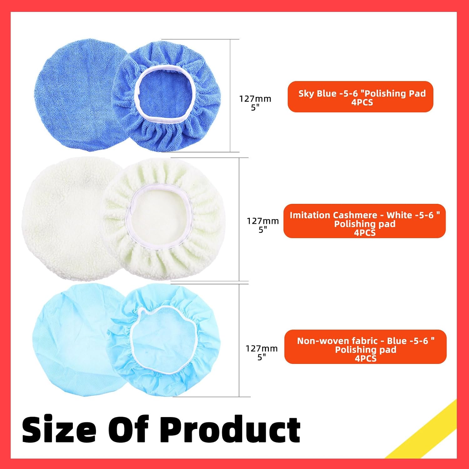 Detalle 2 de Tanstic Car Polisher Pad Kit, 5–6 Inch