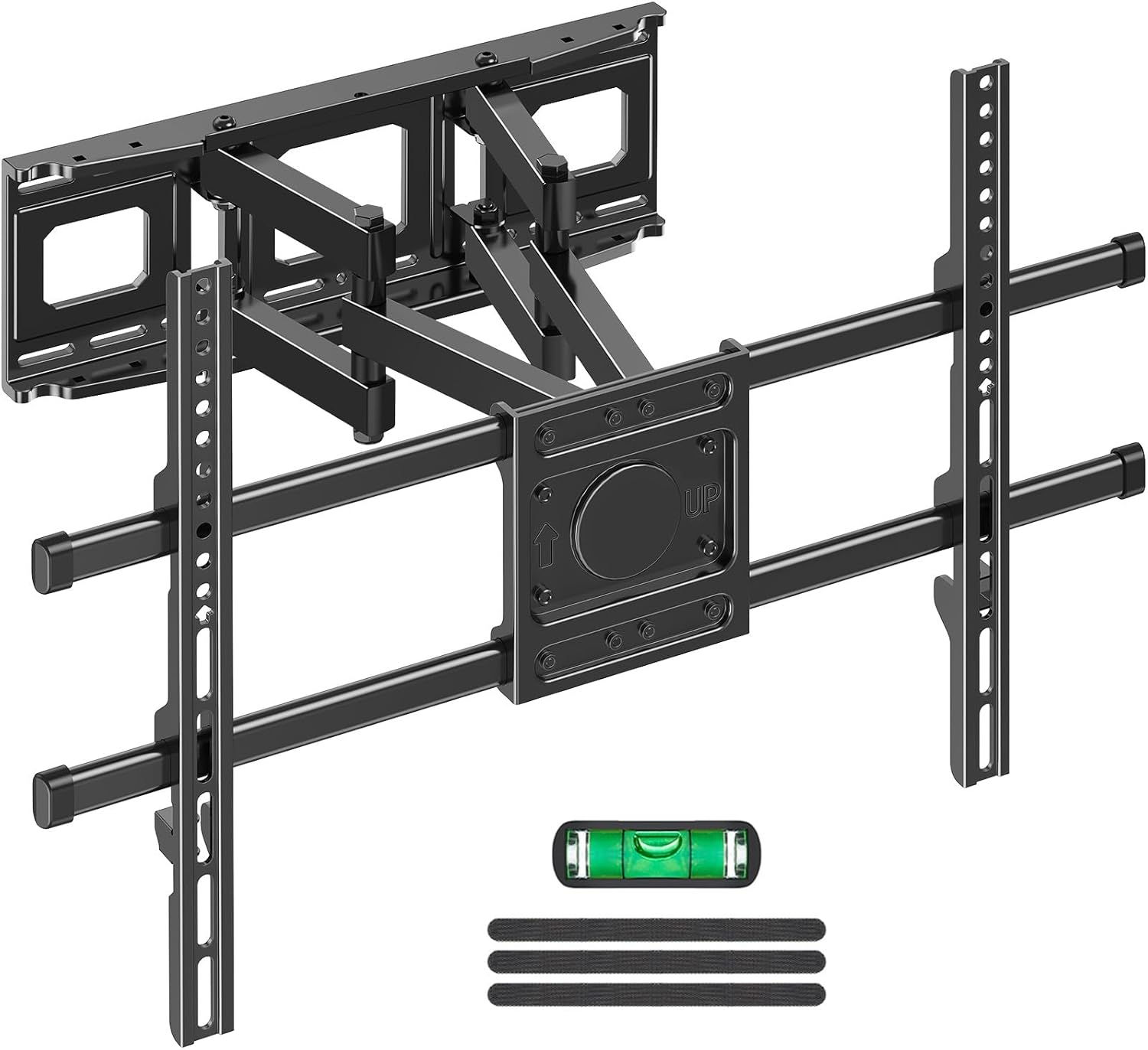 Detalle de MOUNTUP Full Motion TV Wall Mount for 40–85-Inch TVs, 110 lb Capacity