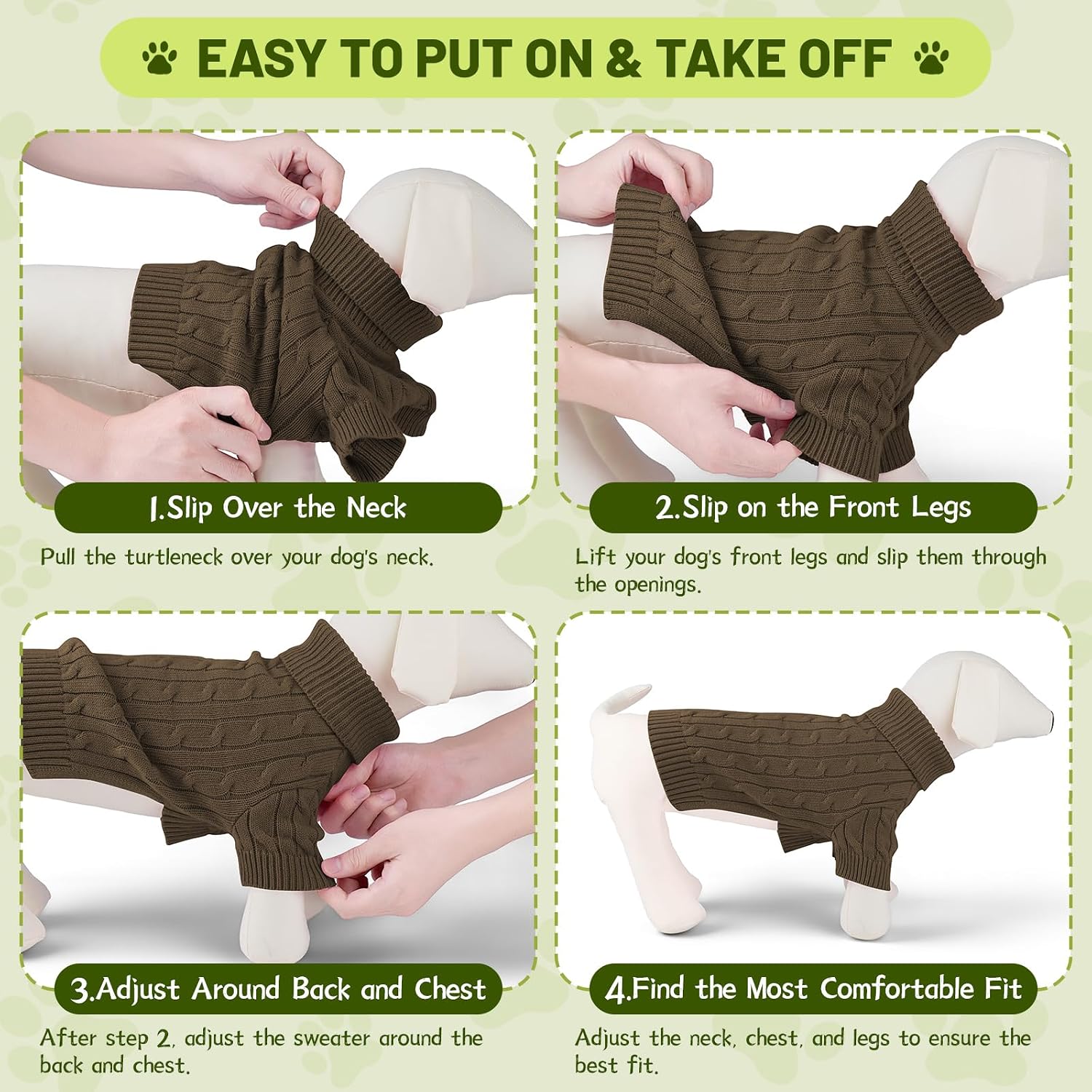 Detalle de Dog Sweater, Medium