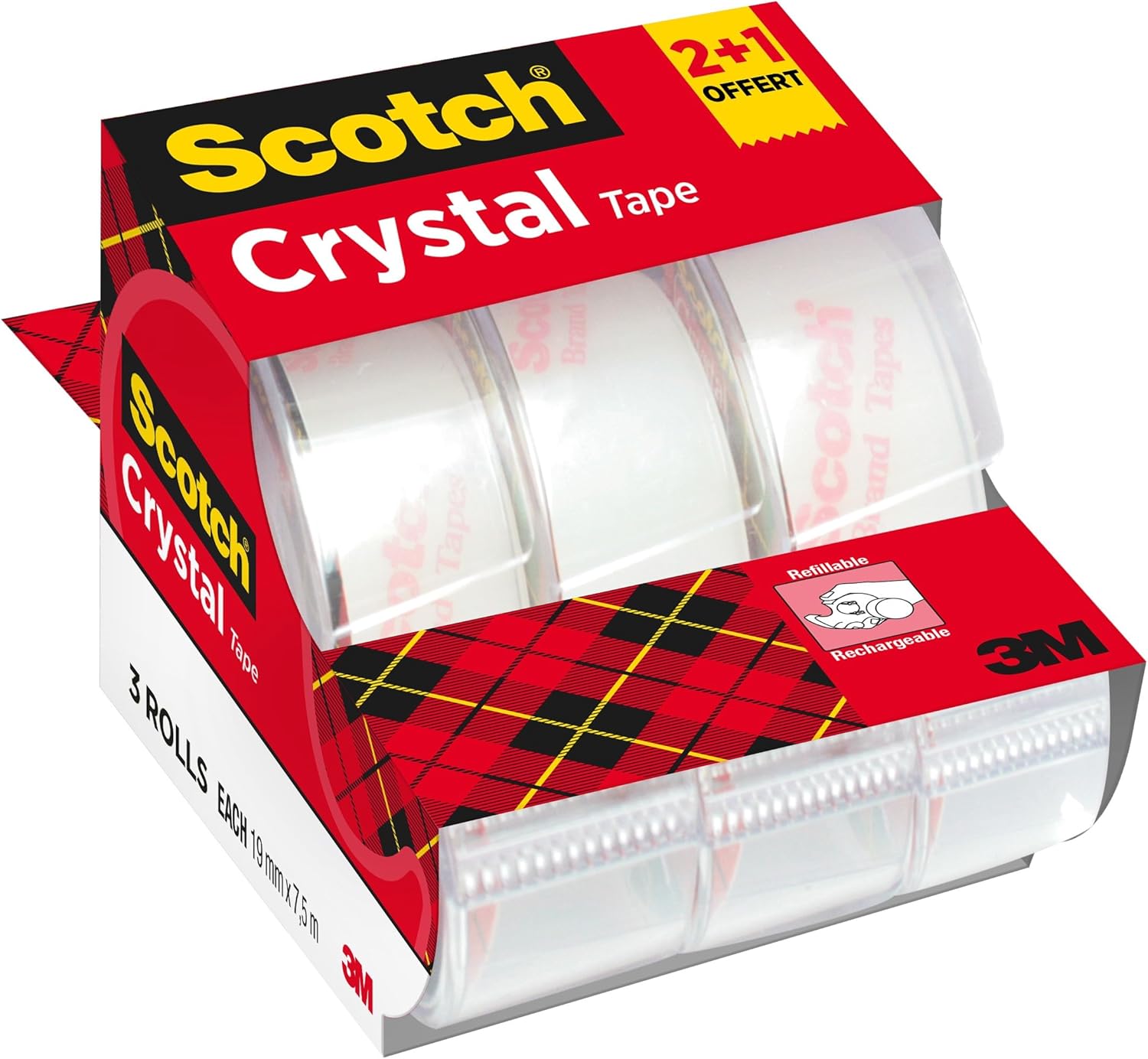 Thumbnail 5 de Scotch Crystal Ruban Adhésif Transparent 19 mm x 25 m
