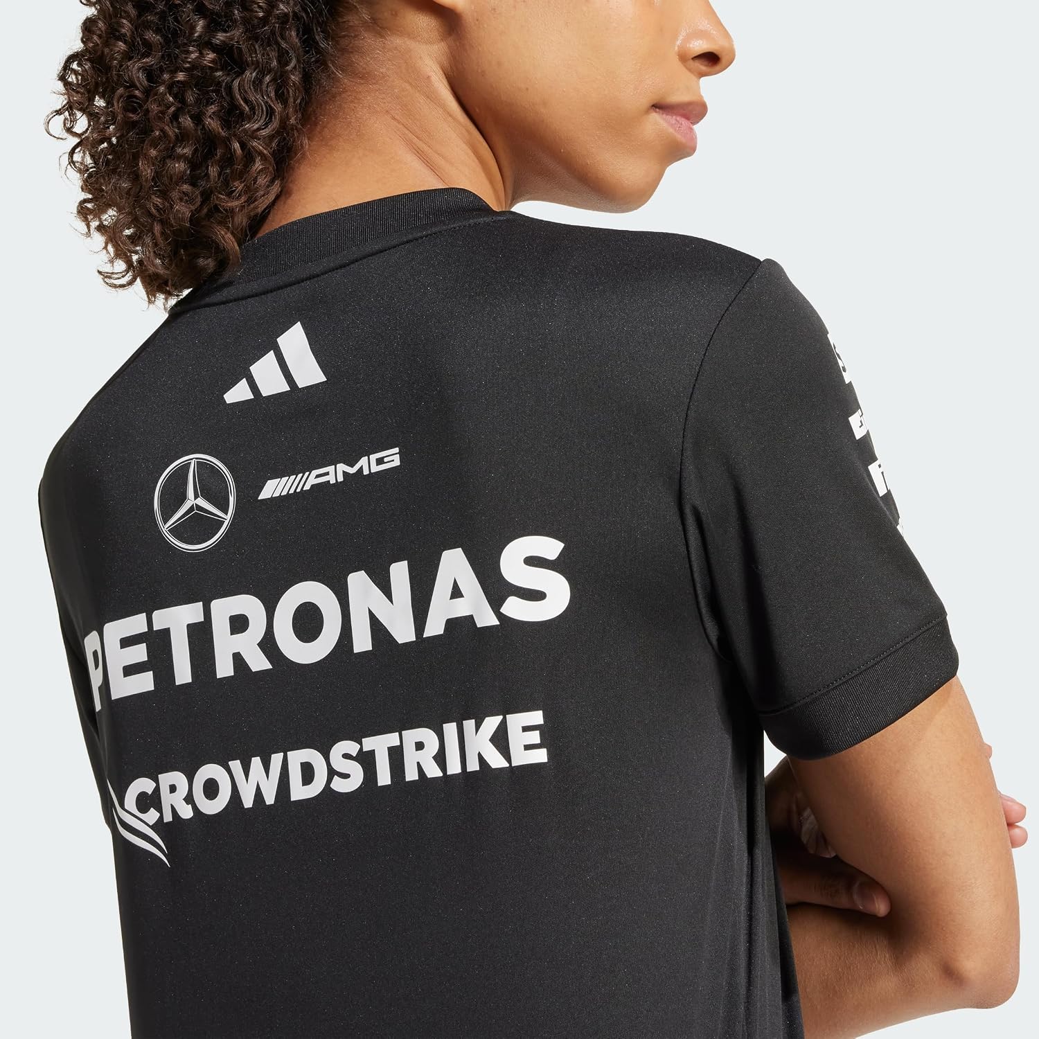 Thumbnail 3 de adidas Damen Mercedes-AMG Petronas Formula One Team Driver Jersey – Kurzarm, Schwarz, 1er Pack