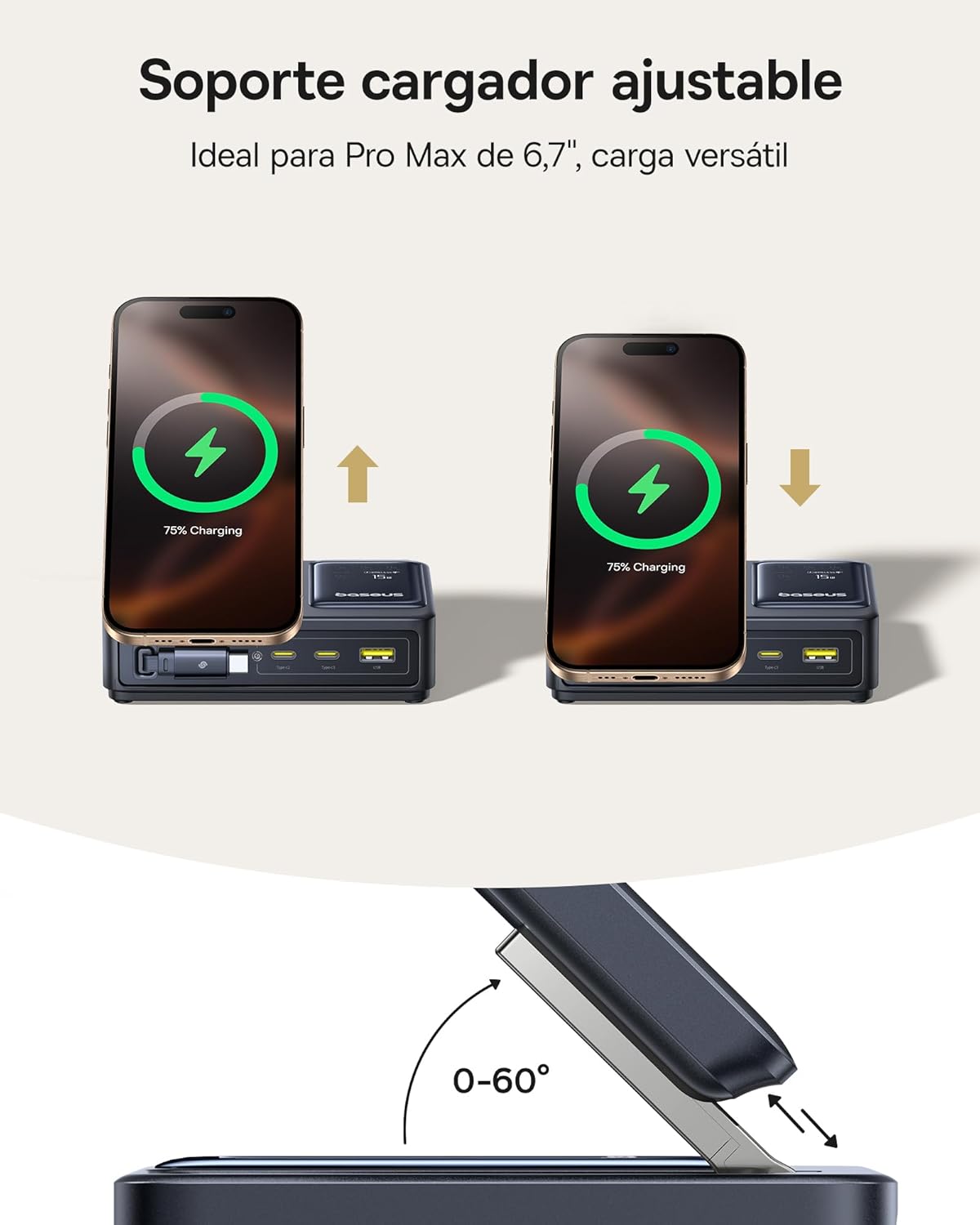 Thumbnail 5 de Baseus NOMOS 5 en 1 Estación de Carga ⚡ 140W