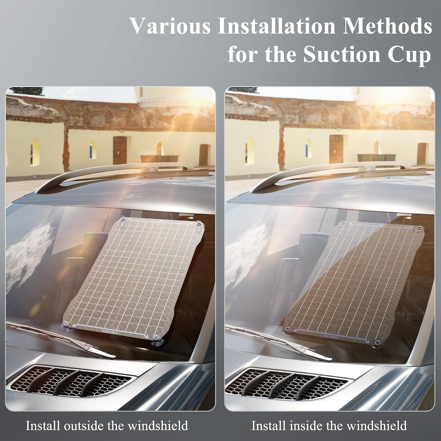 Detalle de Voltset 30W Solar Panel Car Battery Charger: 12V ETFE Waterproof Trickler and Maintainer