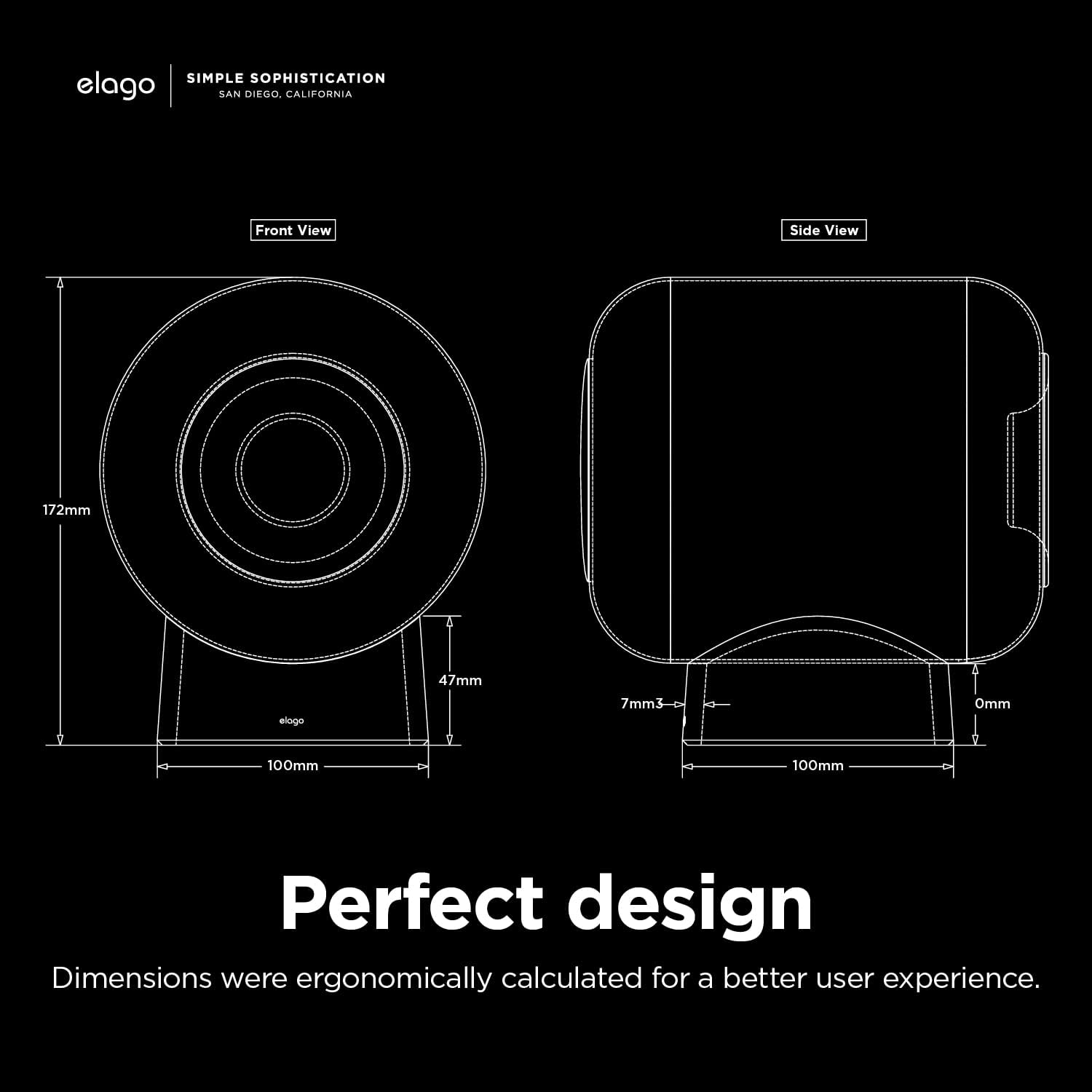 Thumbnail 2 de elago Supporto per HomePod compatibile con HomePod 2 e HomePod 1 (silicone) con forma d’onda LED visibile