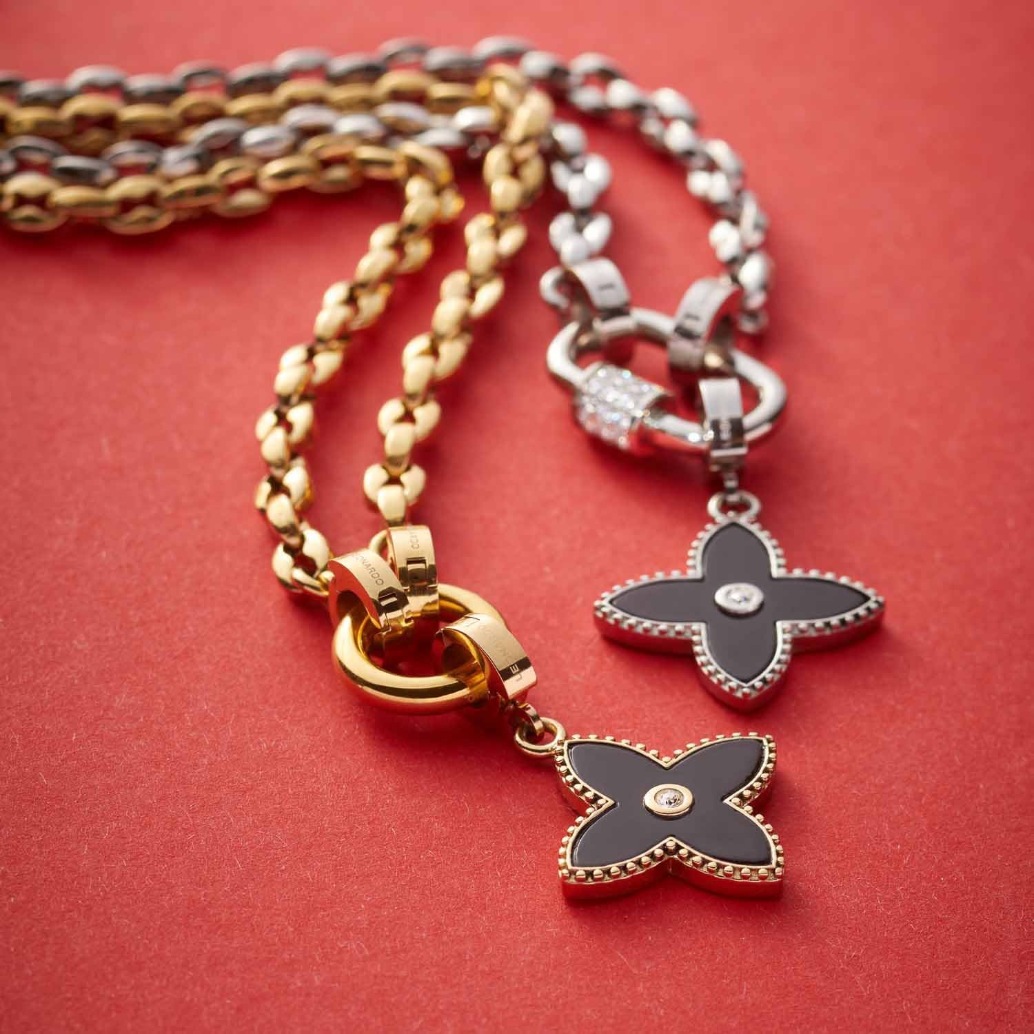 Thumbnail 4 de JEWELS BY LEONARDO Clip & Mix Rome Halskette – 50 cm, goldfarben Edelstahl