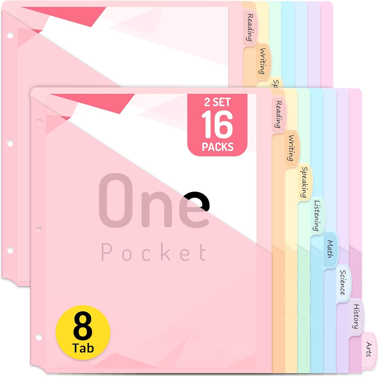 Detalle de Forvencer Binder Dividers, 8 Tabs