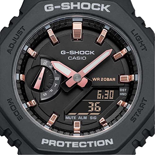 Thumbnail 7 de Casio GMA-S2100-1AER: reloj cuarzo unisex con dial analógico-digital y caja negra de 46 mm