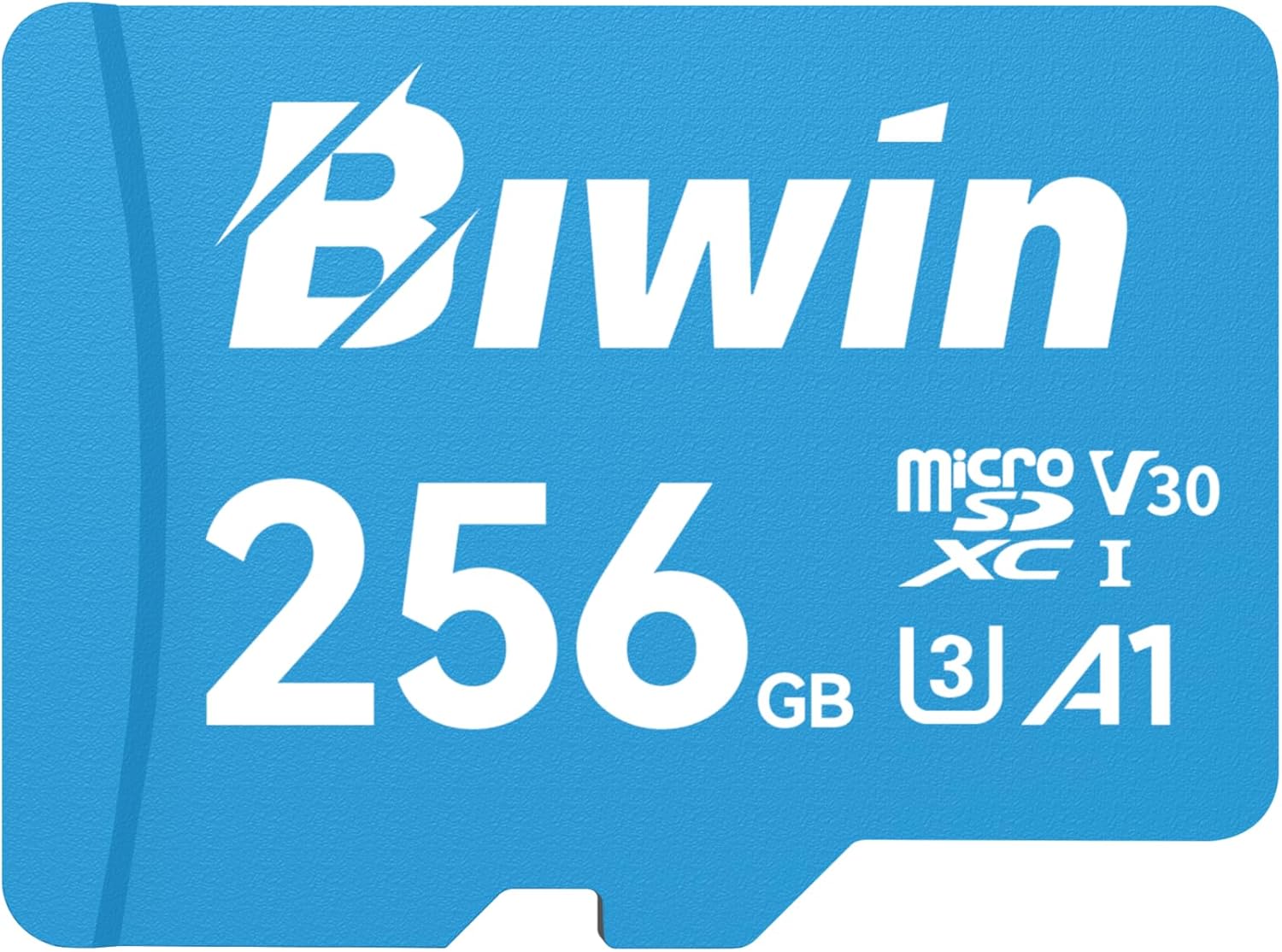 Detalle de Biwin MS100 Micro SDXC Card 256GB – Fast UHS-I Storage for 4K and Apps